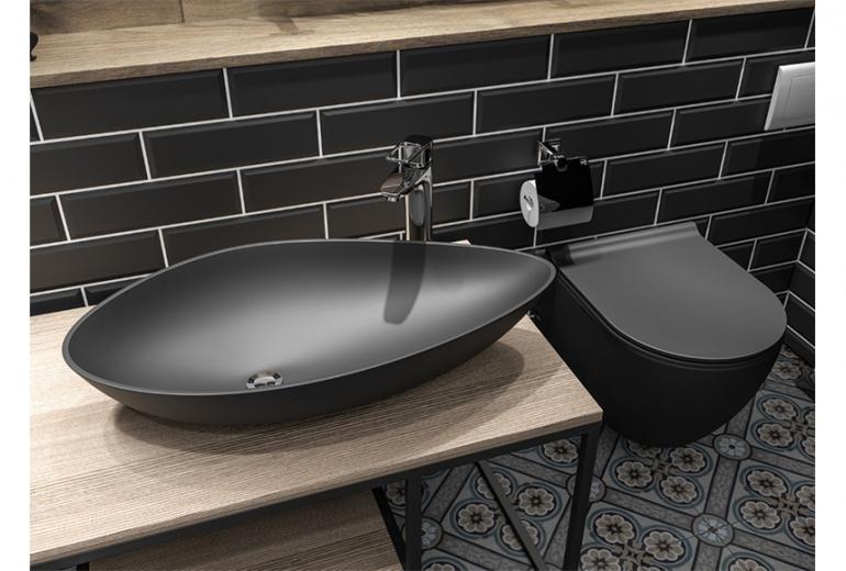Umivaonik Olive Crni mat