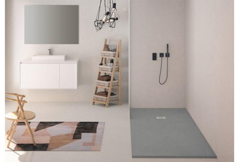 Tuš kada Slate 110x150 Cement