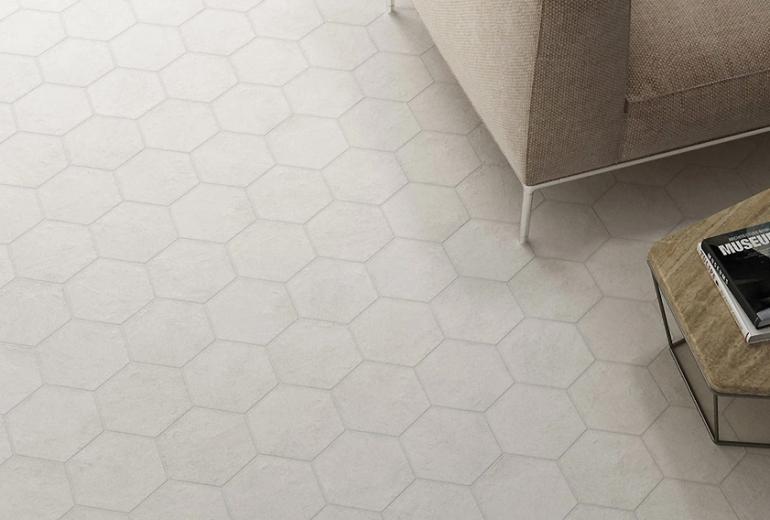  Hexatile Cement White 17,5x20