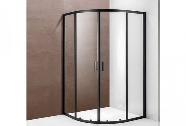 Tuš kabina Black 90x90x190 polukružna