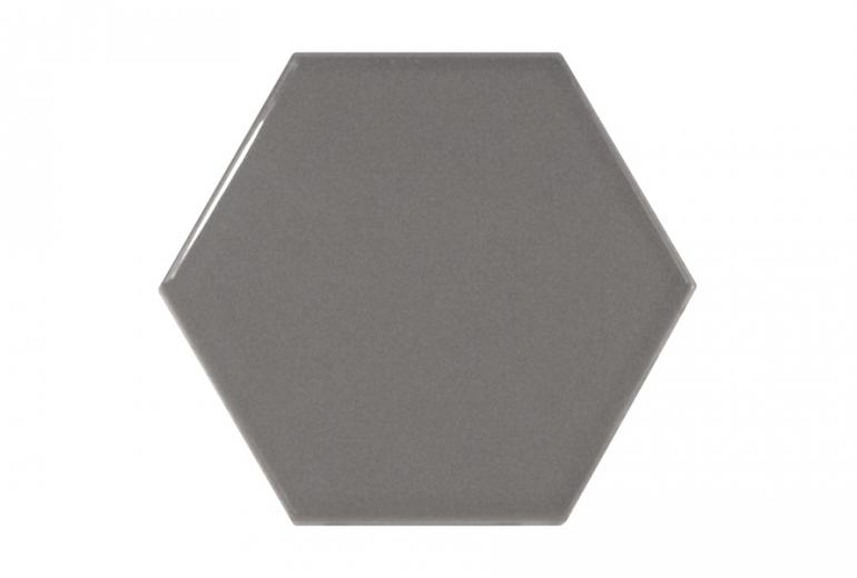 Scale Hexagon Dark Grey Gloss