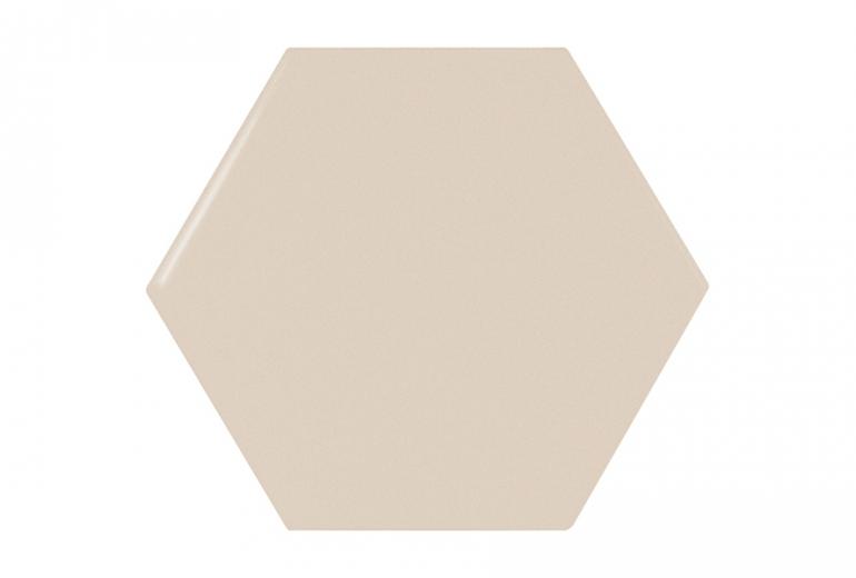 Scale Hexagon Greige Gloss