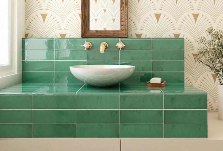 Village Esmerald Green Gloss 13,2x13,2