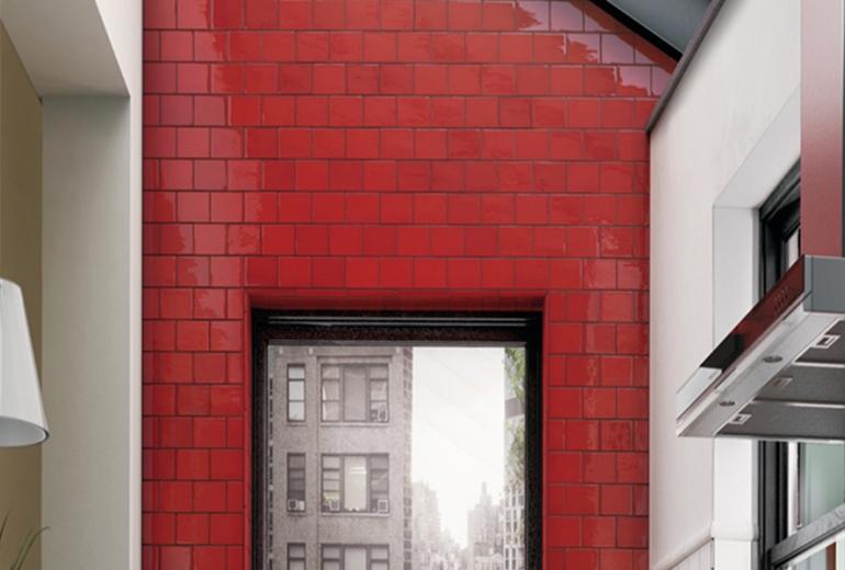 Village Volkanic Red Gloss 13,2x13,2