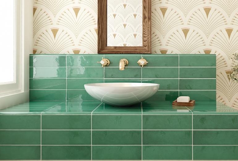 Village Esmerald Green Gloss 6,5x20