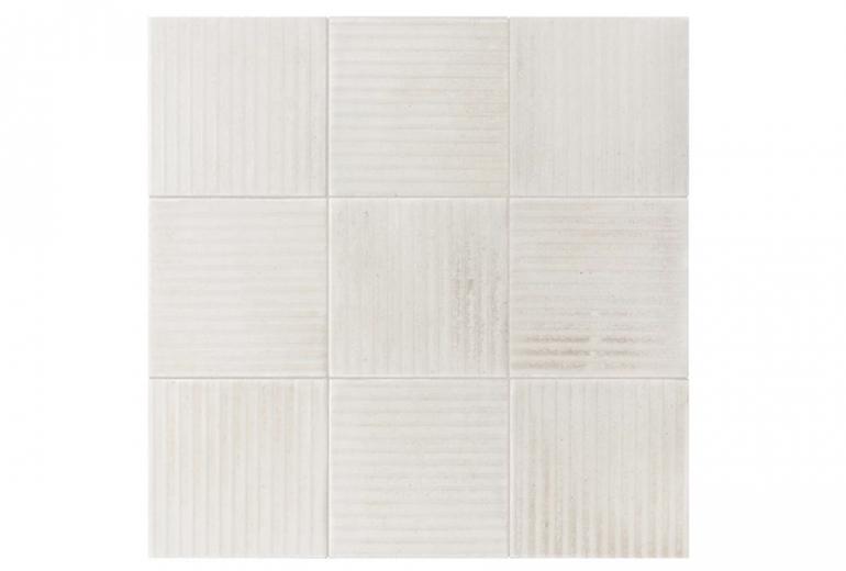 Raku Line White Mat 10x10