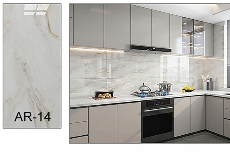 Samoljepljiv panel Marble White Brown 30x60