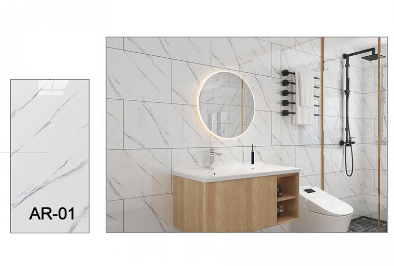 Samoljepljiv panel Marble White 30x60