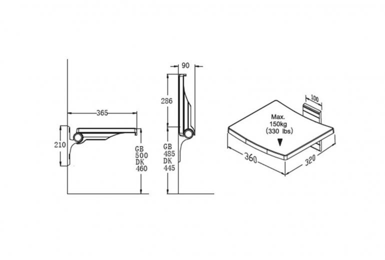 Tuš sjedalo SA-A360
