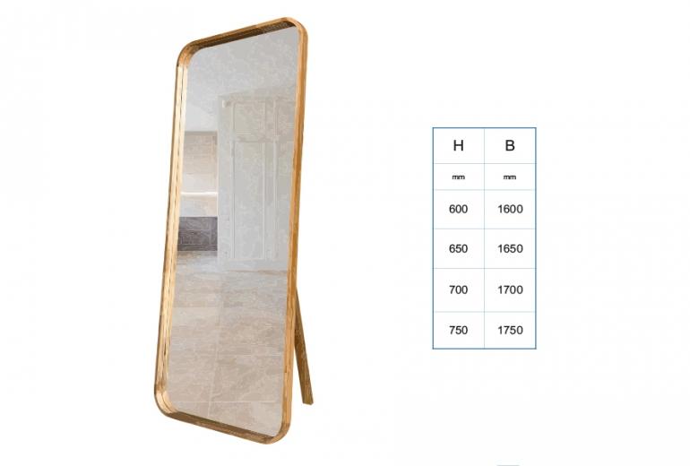 Ogledalo Reliability Slim Floor 70x170 Hrast