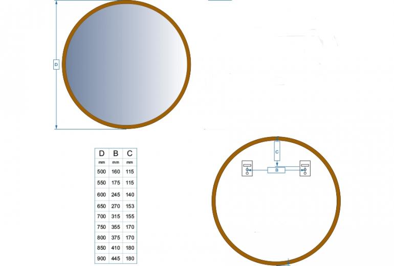 Ogledalo Perfection Slim 55 Orah