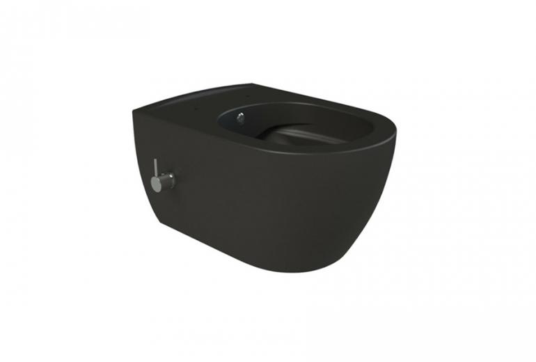 Školjka-bide City black mat