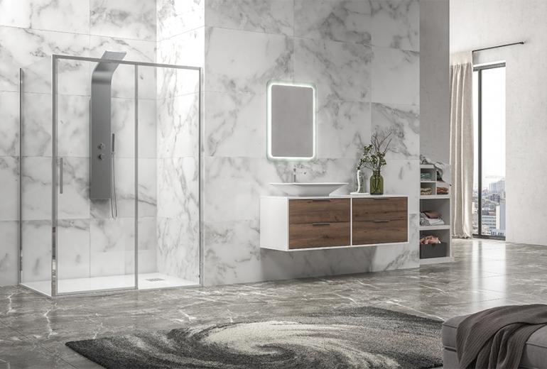 Tuš kabina Lea 400 krom 70x120