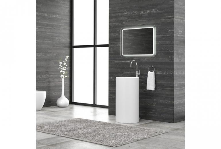 Umivalnik 45D White Mat