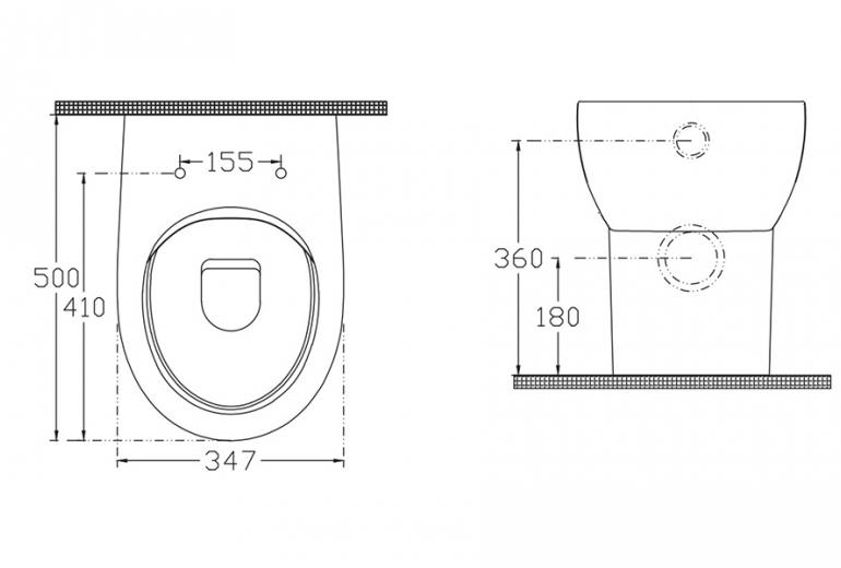 Školjka Absolut sa sjedalom 