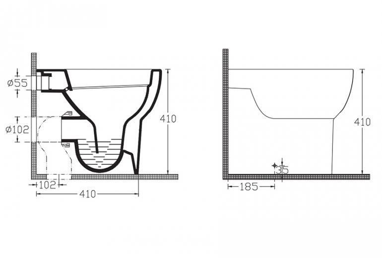 Školjka Absolut sa sjedalom 