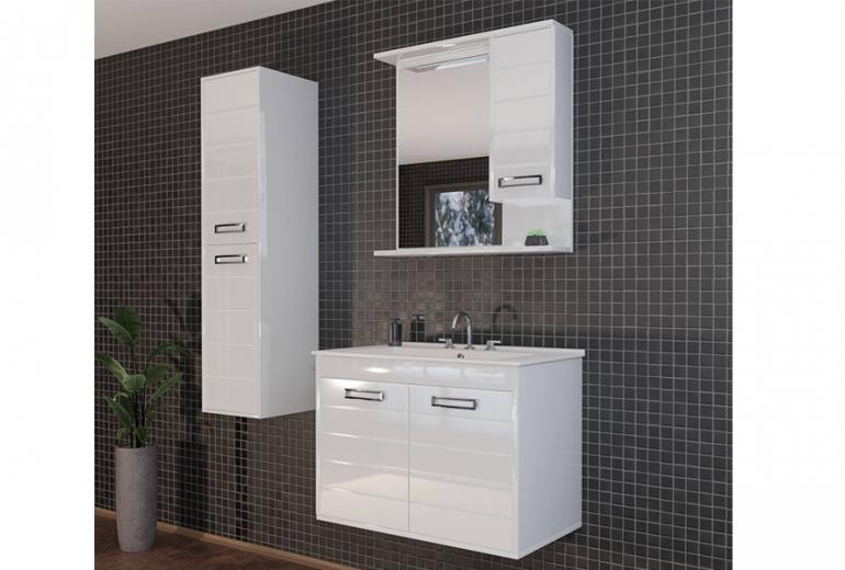 Ogledalo s ormarićem White 65