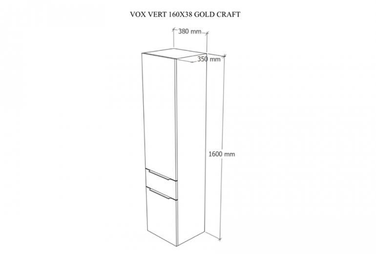 Ormar Vox 38 Gold Craft - L ili R