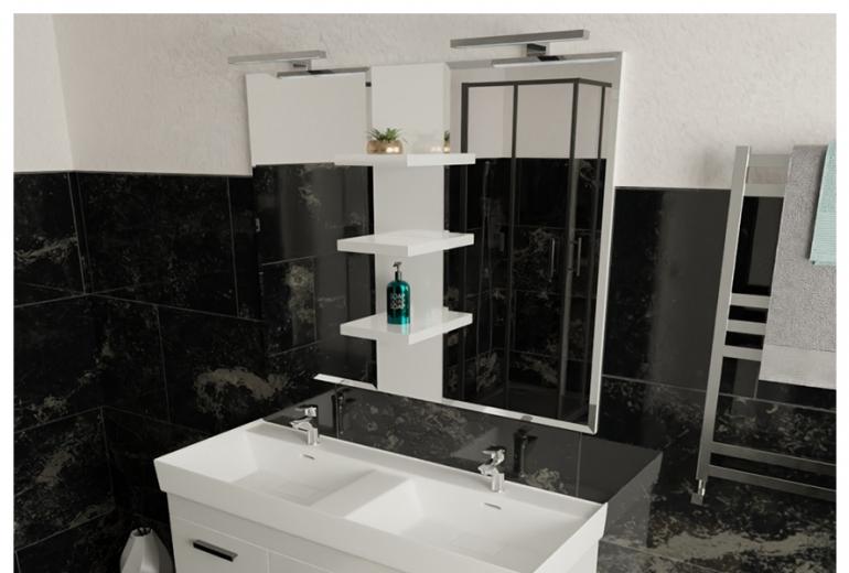 Ogledalo Flat 120 sa lampom