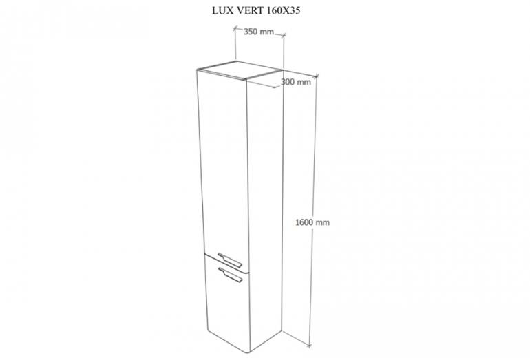Ormar Lux 35 desni ili lijevi zidni
