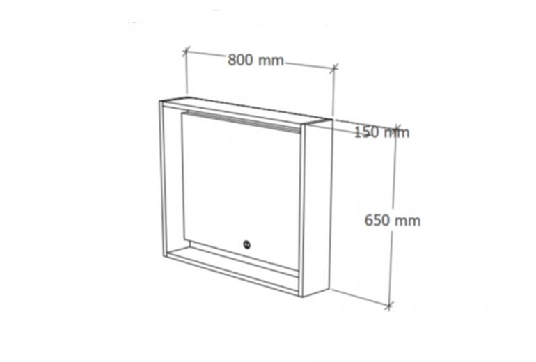 Ogledalo Nord 80 Gold Craft