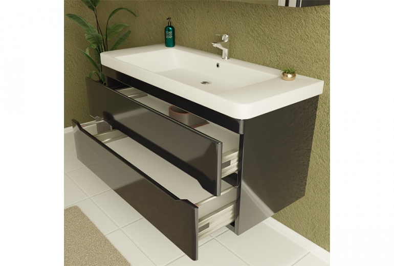 Ormarić s umivaonikom Sharp 105 antracit