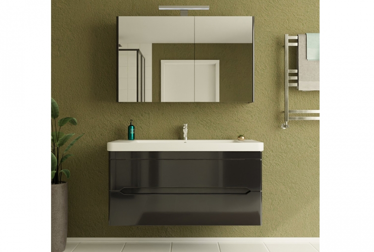 Ormarić s umivaonikom Sharp 105 antracit