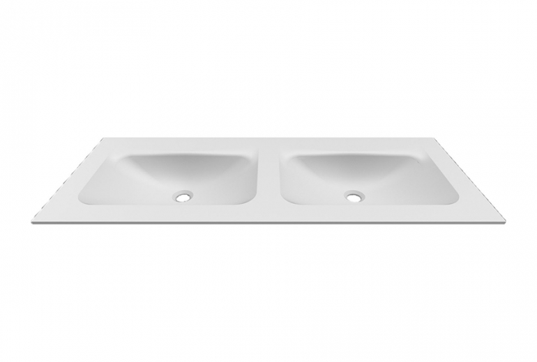 Umivaonik Anim 120 dupli white mat