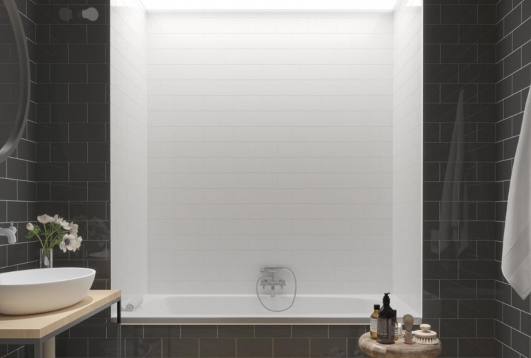 Metrotiles Plane Bijela Satin 10x20