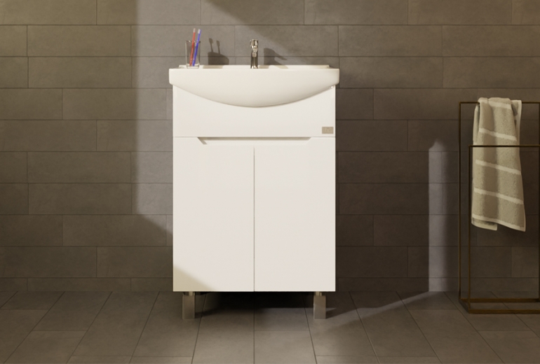 Ormarić s umivaonikom River PVC 55 podni