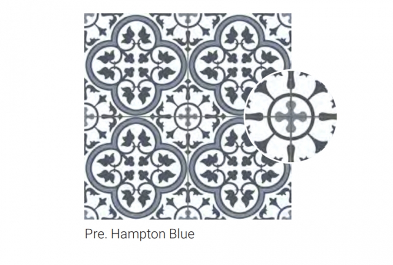 Hampton Blue 45x45