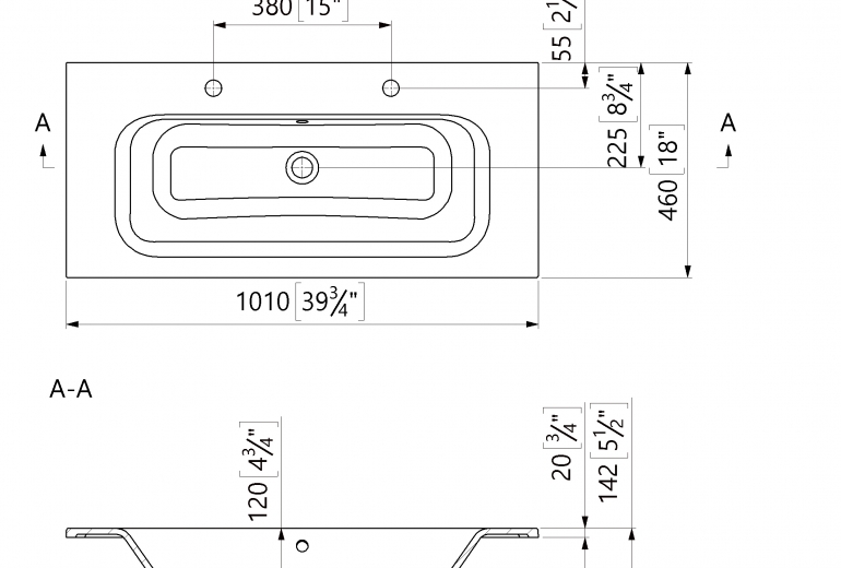 Umivaonik WB0001-101 dupli
