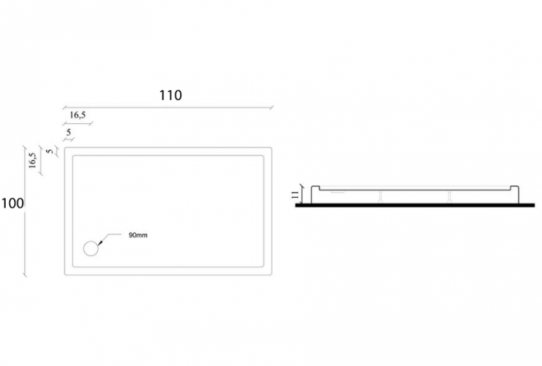 Monoblok Nova 100x110 sa sifonom