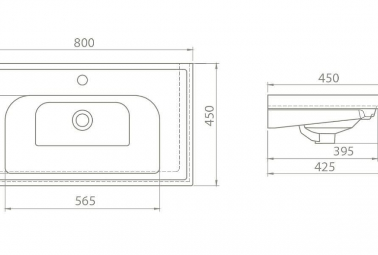 Ormarić s umivaonikom Edda 80 sevilija