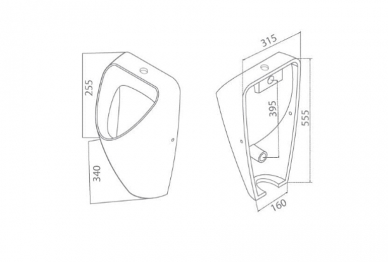 Pisoar City - vidljiv dotok