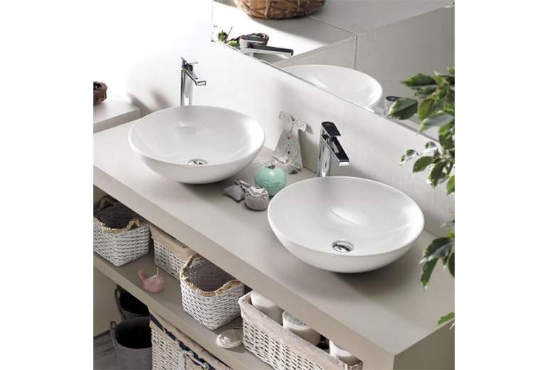 Umivaonik Zero 46 white mat