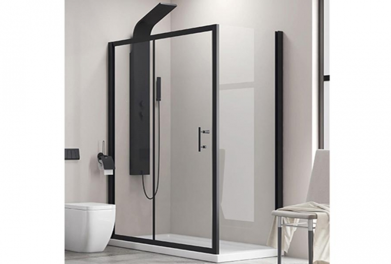 Tuš kabina Flora 500 Nero 80x90