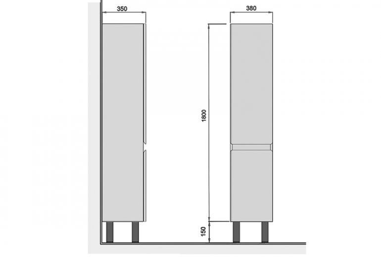 Ormar Palermo zidni/podni