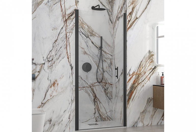 Tuš vrata S28 Alto Nero Clear 75 Porta