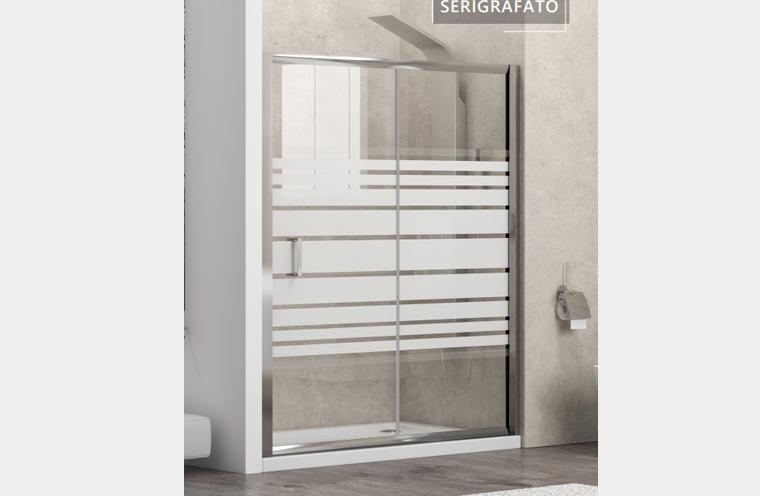 Tuš vrata New Flora 500 170x180 Serigrafato