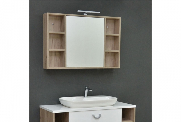 Ogledalo s ormarićem Style 100 Rustik