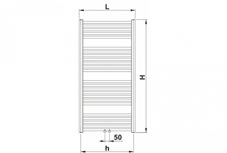 Radijator Koralux White 50x90 Flat M