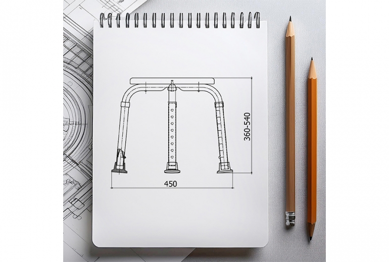 Tuš sjedalo AWD 1408