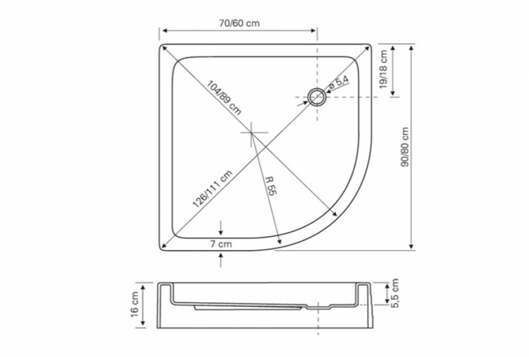 Monoblok Tisa 80 Round