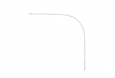 Nosač za tuš zavjesu White Round 90x90