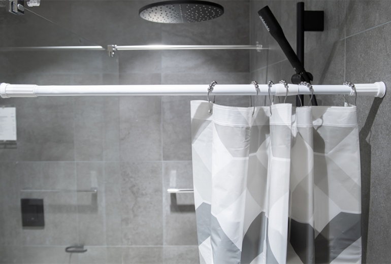 Nosač za tuš zavjesu White 70-120