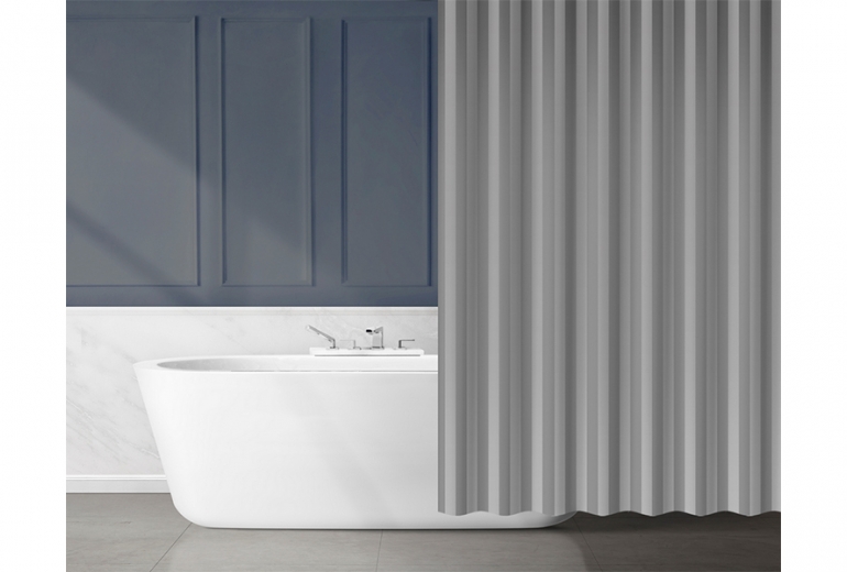 Tuš zavjesa Grey Lines 180x200