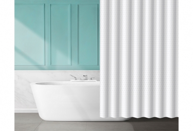 Tuš zavjesa White 180x200