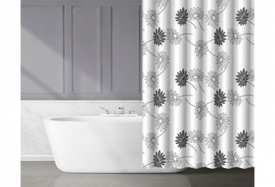 Tuš zavjesa Flowers 180x180