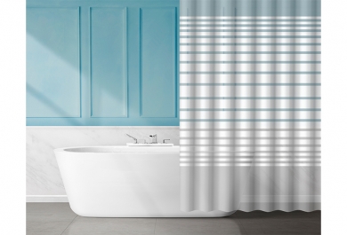 Tuš zavjesa White Lines 180x180